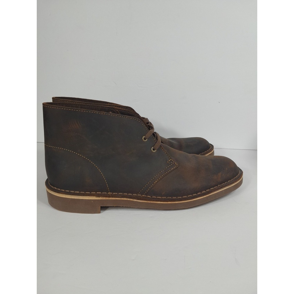 Clarks Men's Bushacre Chukka Boot Beeswax Brown Mens 8 M - Picture 2 of 10
